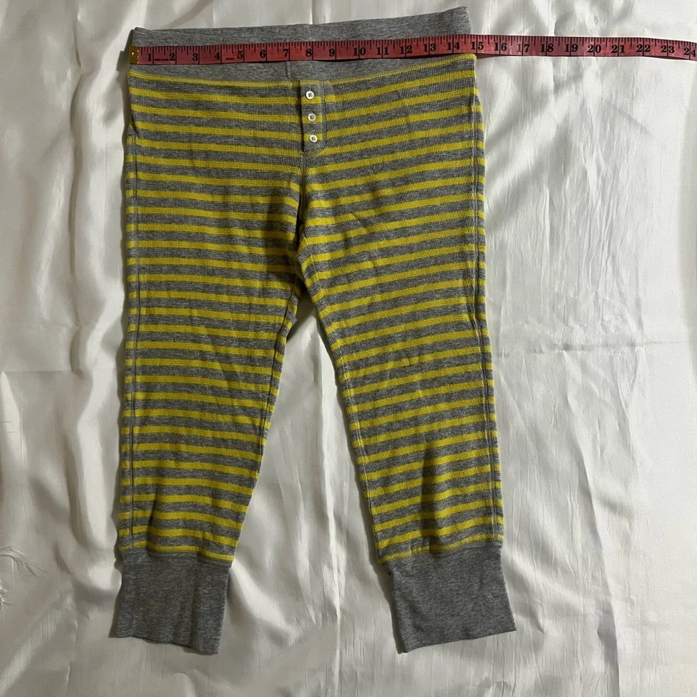 J. Crew I Women’s I Pajama-leggings I Gray & Yellow I Size S